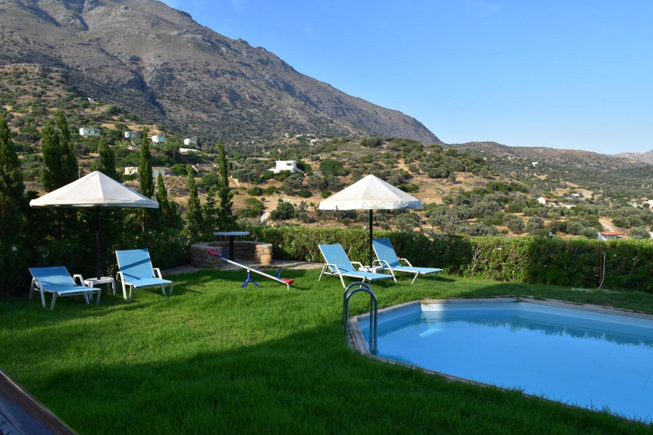 Triopetra Luxury Villas Fournou Lago Bagian luar foto