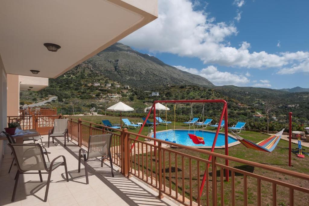 Triopetra Luxury Villas Fournou Lago Ruang foto