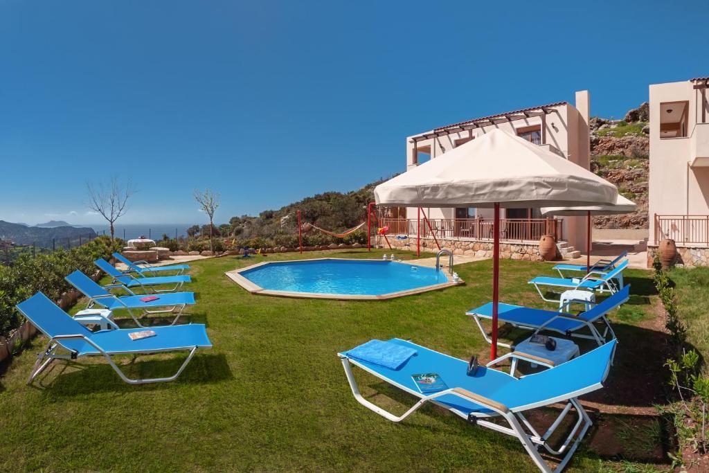 Triopetra Luxury Villas Fournou Lago Bagian luar foto