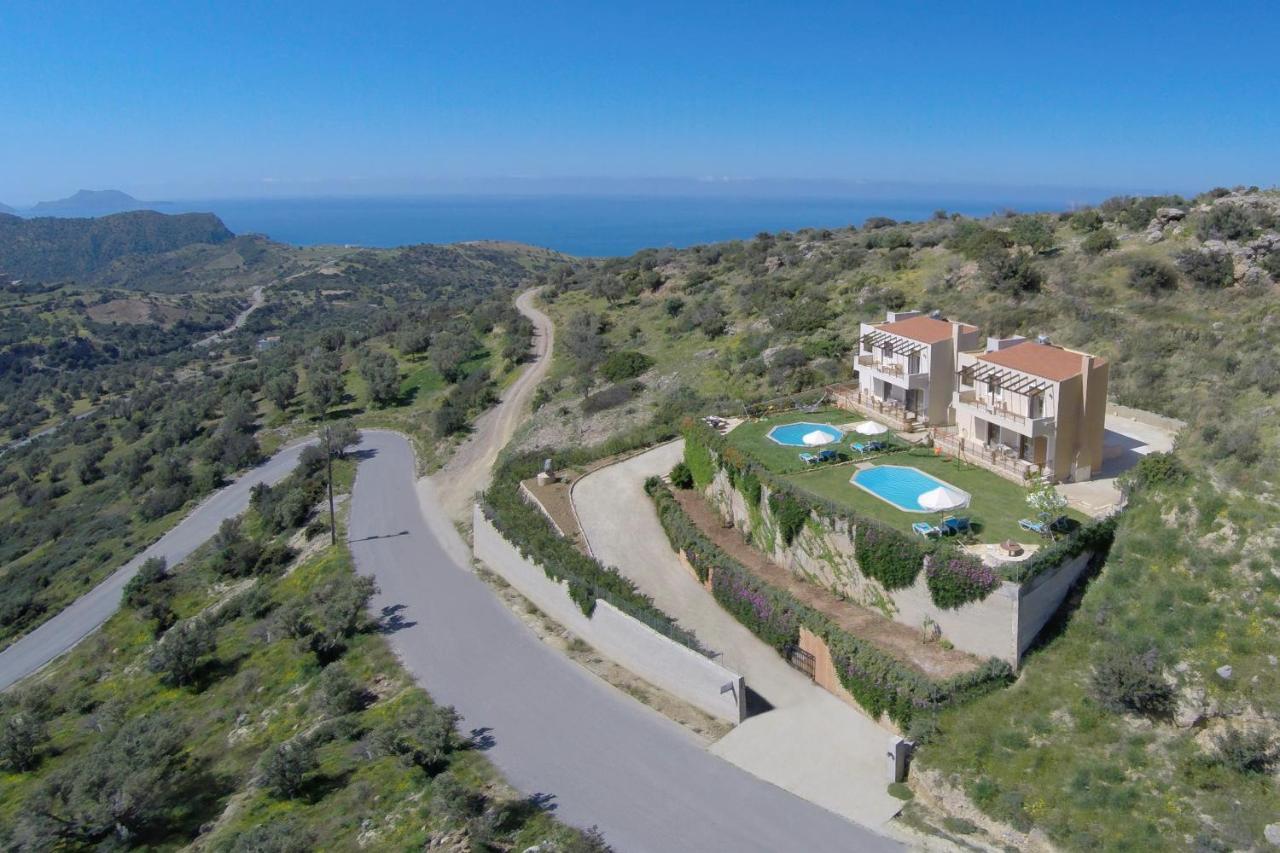 Triopetra Luxury Villas Fournou Lago Bagian luar foto