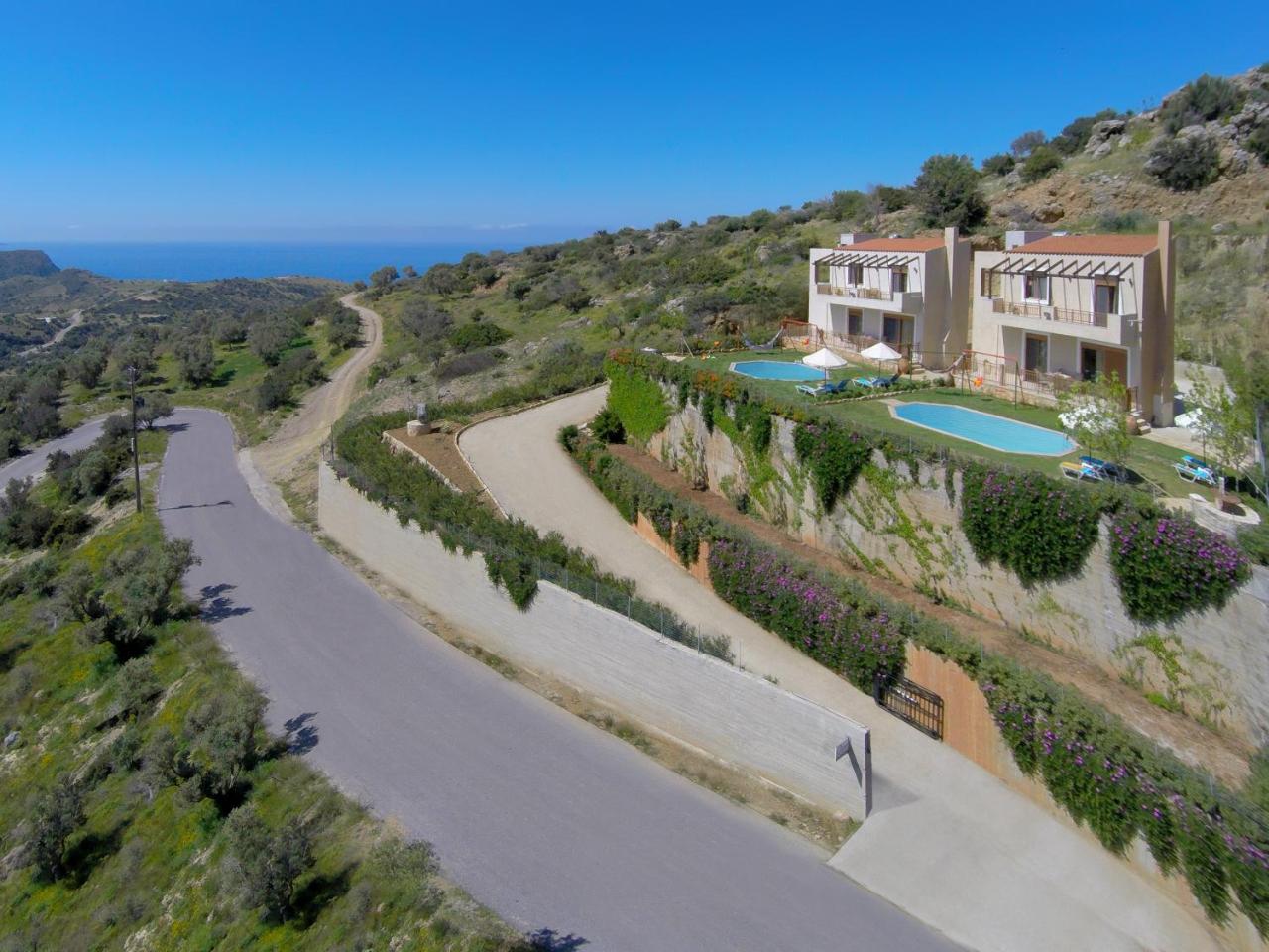 Triopetra Luxury Villas Fournou Lago Bagian luar foto