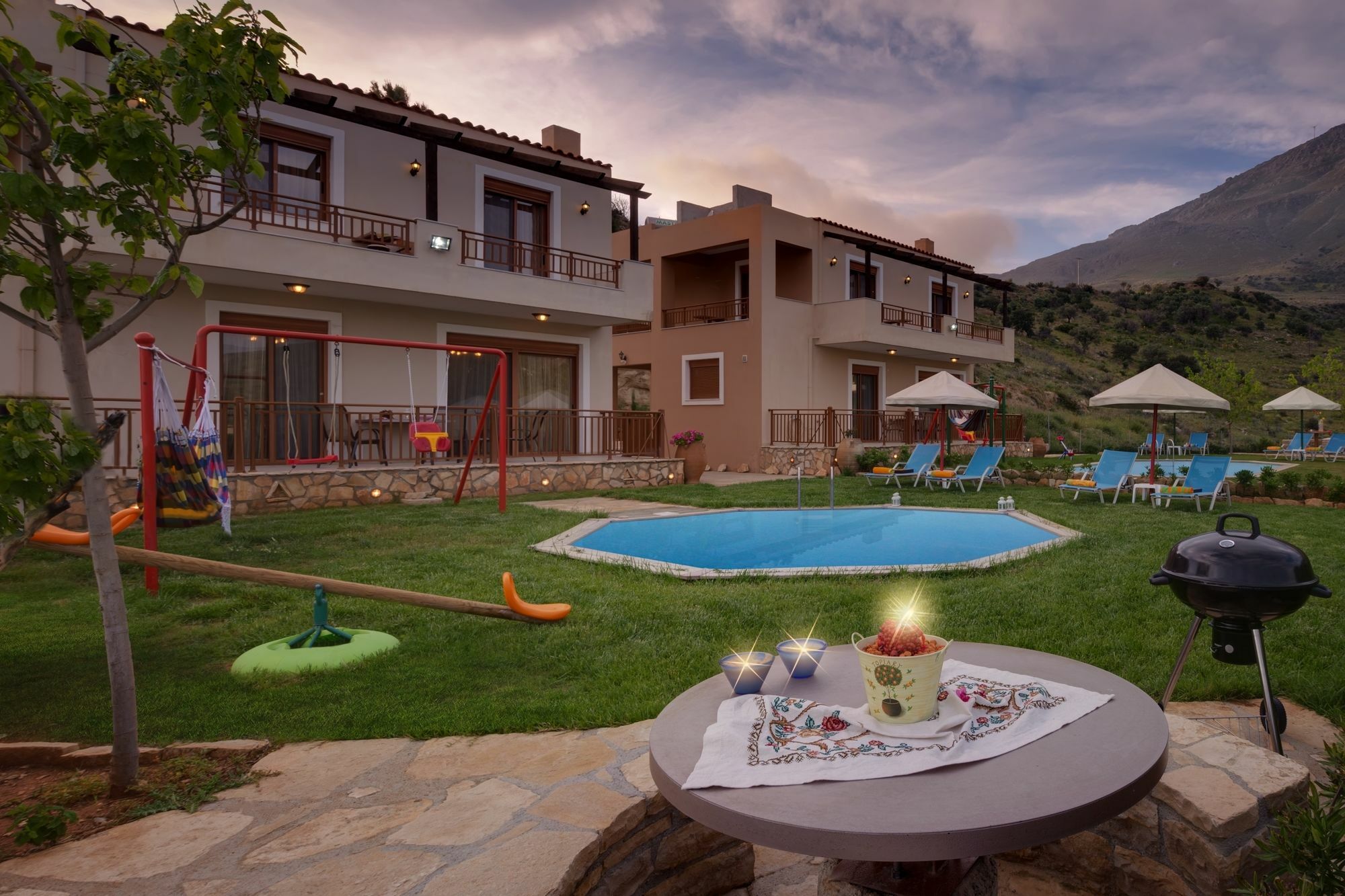 Triopetra Luxury Villas Fournou Lago Bagian luar foto